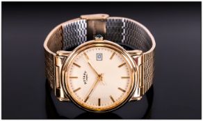 Rotary Ladies Gold Plated bracelet watch model number   ( pod0261 ) date display boxed and in good
