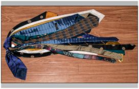 A Collection of ties a variety of colours brands and designs all in good condition.