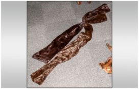 Pair Of 1950's Squirrel Stoles