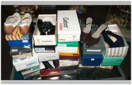 Large Collection Of Shoes mostly boxed makes include Barker, Gabor, Jaime Mascaro, Van Dal etc. 19