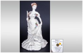 Coalport - Ltd Edition Figure Of The Year 1999 ' Rebecca ' Style Five, CW.451. Issued 1999 Only, Num