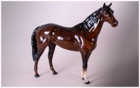 Beswick Horse Figure 'Large Hunter'. Model num 1734. Height 11.75 inches. Mint condition.