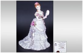 Royal Worcester Ltd Edition Figure ' A Royal Presentation ' R.W. 4674, Modeler John Bromley,