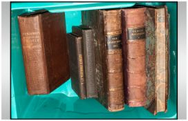 Collection of Old Books including Family Magazine, Scenery and Antiquities of Ireland, The Leisure
