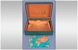 Rolex Oyster Watch Box Together With Suede Lining And A 95/96 Calendar Card