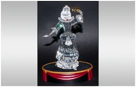 Swarovski SCS Collection Annual Edition Crystal Figure 'Columbine', from the 'Masquerade Series',