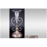 Elkington & Co Silver Epergne/Centrepiece Hallmark Birmingham 1900 Mark EL.Co. Stand 13.75'' in