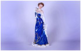 Diana Vreeland Presents Elegance de Paris Fine Bisque Porcelain Hand Painted Figure 1987 Franklin