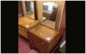 Wooden Dressing Table With Two Drawers.