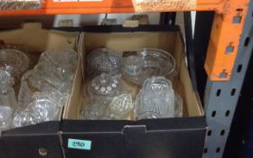 Box of Assorted Glassware