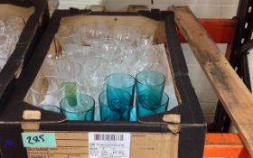 Box of Assorted Glass Ware