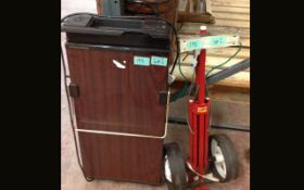 Phillips Electric Trouser Press & Empty Golf Bag Trolley.