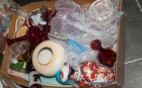 Box Of Assorted Ceramics