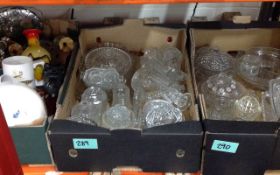 Box of Assorted Glass Ware