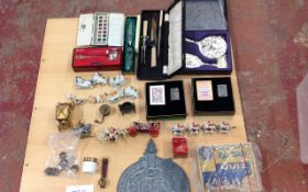 Box of Assorted Collectable's ( Posh Cutlery, Collectable Figures )