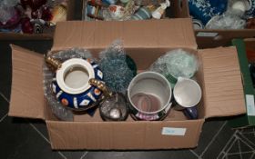 Box of Assorted Ceramics