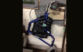 Mobility Walking Aid with Wheels, brakes and basket