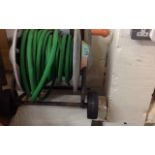 Garden Hose on Reel with Wheels.