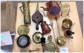 Box of Brass Items.