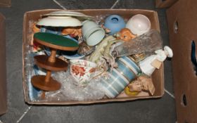 Box Of Assorted Ceramics