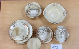 Set of Ceramics, Cups, Saucers & Plates.