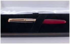 Conway 67 Vintage Fountain Pen with 14ct gold nib, Circa 1960s. Good condition.