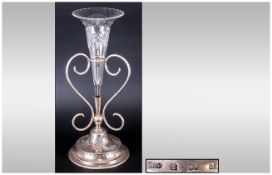 Elkington & Co Silver Epergne/Centrepiece Hallmark Birmingham 1900 Mark EL.Co. Stand 13.75'' in