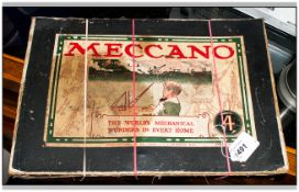 Meccano Number 4 Boxed Construction Set c1911