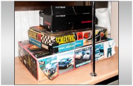 Scalextric Set 65 Model Motor Racing, Complete With Box And Instructions. Together With Scalextric