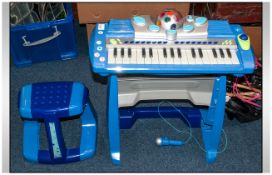Childs Musical Piano and Stool.
