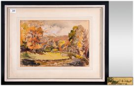 Phyllis Hibbert 1903 - 1971 Still Life ' Ambleside ' Lake District Watercolour
