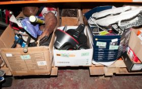 2 Boxes of Assorted Sports Items - Cricket Balls, Helmet, Bowling Bowls etc.
