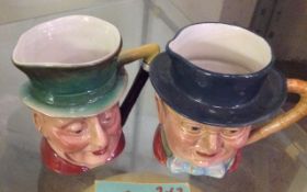 Two Figure head Egg Cups.