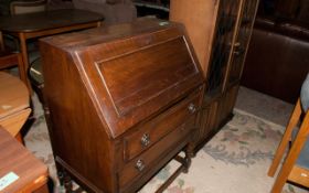 Wooden Writing Desk with 2 Drawers.