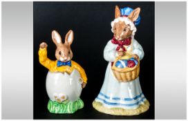 Royal Doulton - Bunnykins 1/ Easter Parade 2/ Easter Greetings. In Original Boxes.