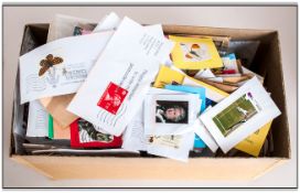 Shoebox Full Of GB Commemoratives Mostly On Paper. Noted Pieces from 1940's