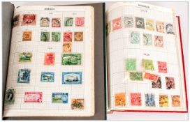 Two Springback Stamp Albums full of old GB commonwealth stamps. Some foxing and condition mixed. But