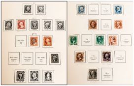 American Stamp Album With Pre-Printed Spaces For Every Stamp. includes several very high value