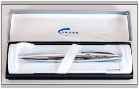 British Airways Cross ATX Concorde, Pure Chrome Ball Point Pen, Commissioned as Part of the Concorde