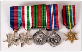 Miniature Set Of Five Medals