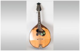 Italian Lute Made By Carlo Ricordo Napels, 23 Inches Long.