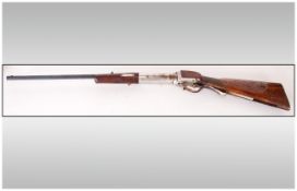 25 oscar will bugelspanner 1915 gallery air rifle in large .25 calibre smoothbore surprisingly