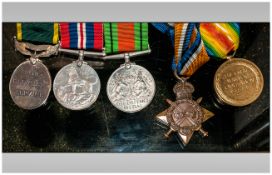 WW1& WW2 Medals Comprising 1914-15 Star & Victory Medal Awarded To 37399 CPL J Wright R.A.M.C