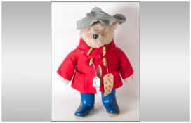 Paddington Teddy Bear - Darkest Peru to London, England. Includes original tag. Hat, red coat and