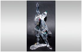 Swarovski SCS Collection Annual Edition Crystal Figure 'Pierrot', from the 'Masquerade Series',