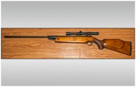 Feinwerkbau Sport 127 rare .22 air rifle with 3-7x20 scope working fine