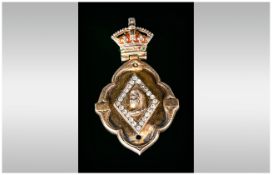 Victorian Silver Gilt Diamond Jubilee Medal, Hallmark London 1897. The Central Image of Victoria