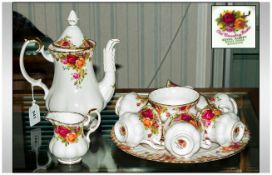 Royal Albert 'Old Country Roses' Part Teaset (16) pieces in total comprising sandwich plate,