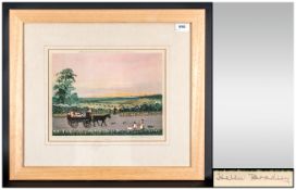 Helen Bradley Pencil Signed Ltd Edition Colour Print - Titled ' Summer ' Published by Helen