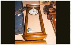 Rhytham Vienna Style Quartz Wall Clock, Westminster chime & melody. As new condition. 28 inches